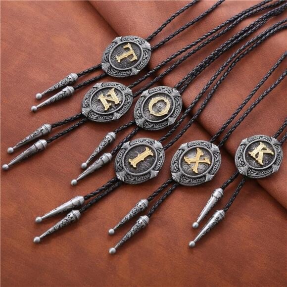 Vintage Bolo tie for Men Z - Picture 3 of 6